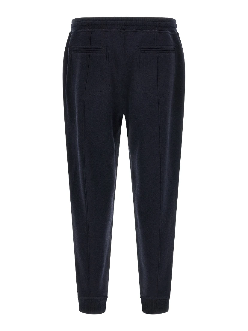 Blue Cotton Joggers (Workout Pants)