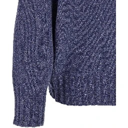 Blue Virgin Wool Cardigan