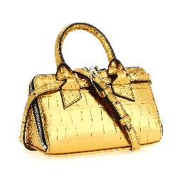 Gold Bovine Leather Handbag