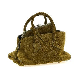 Bicolor Bovine Leather Handbag
