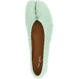 Bicolor Lamb Leather Ballet Flats