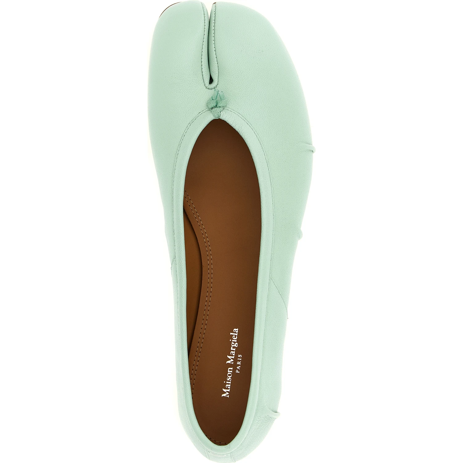 Bicolor Lamb Leather Ballet Flats