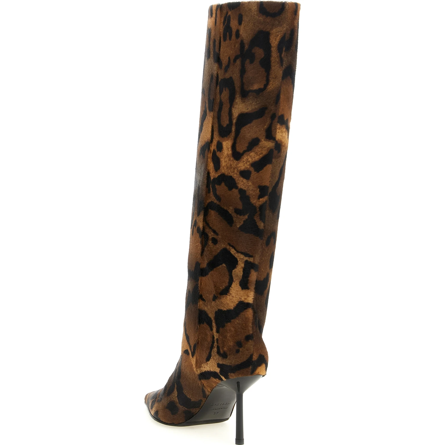 Brown Calfskin Over The Knee