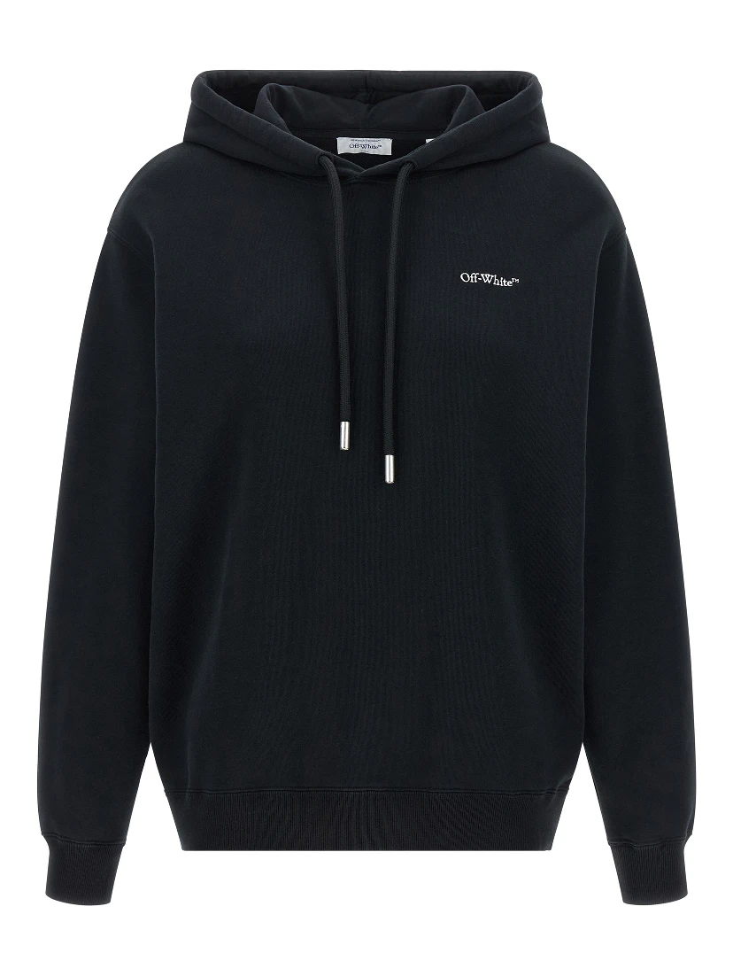 Black Cotton Sweatshirt