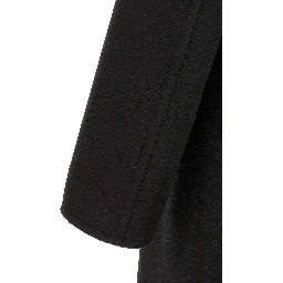 Black Virgin Wool Coat