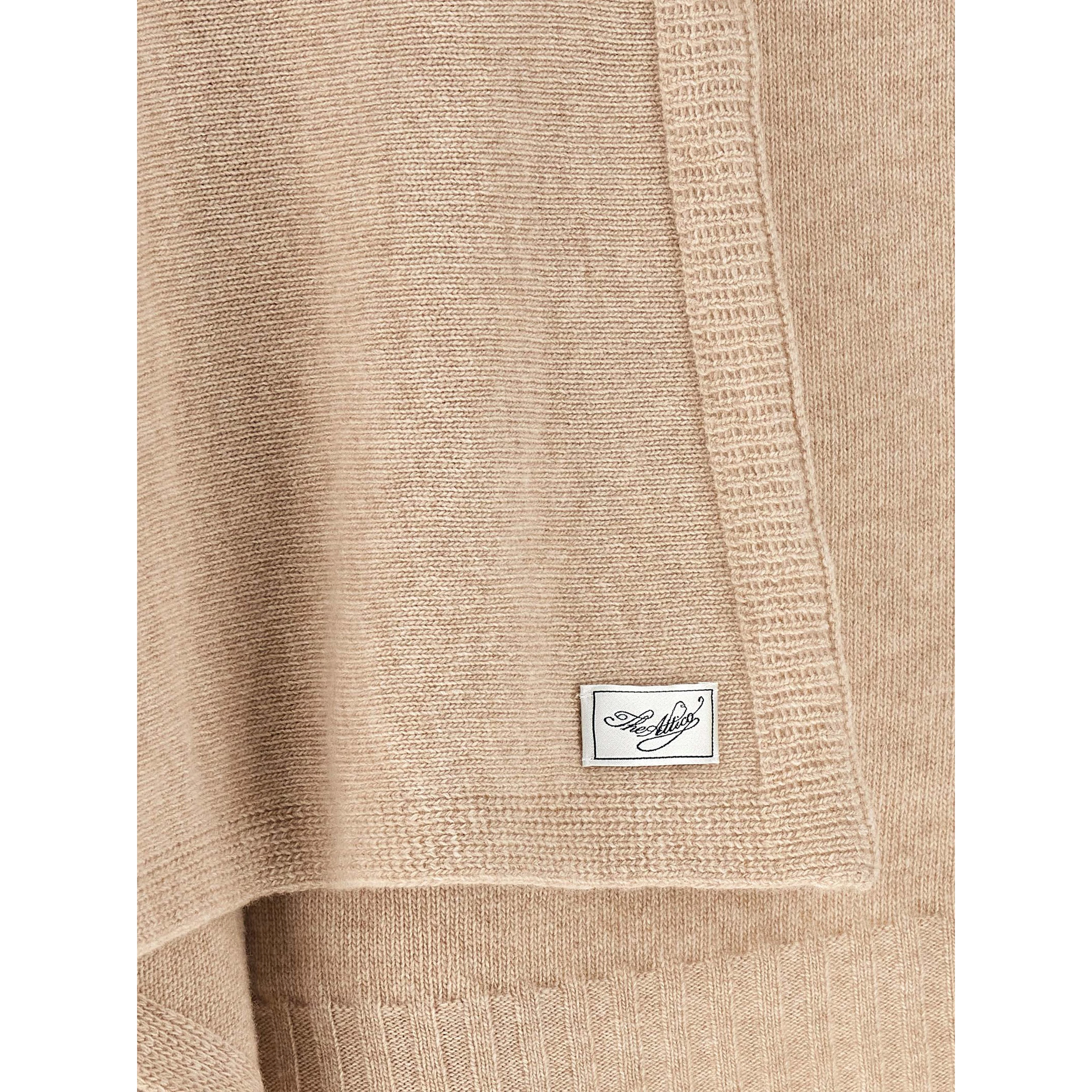 Beige Cashmere Cardigan
