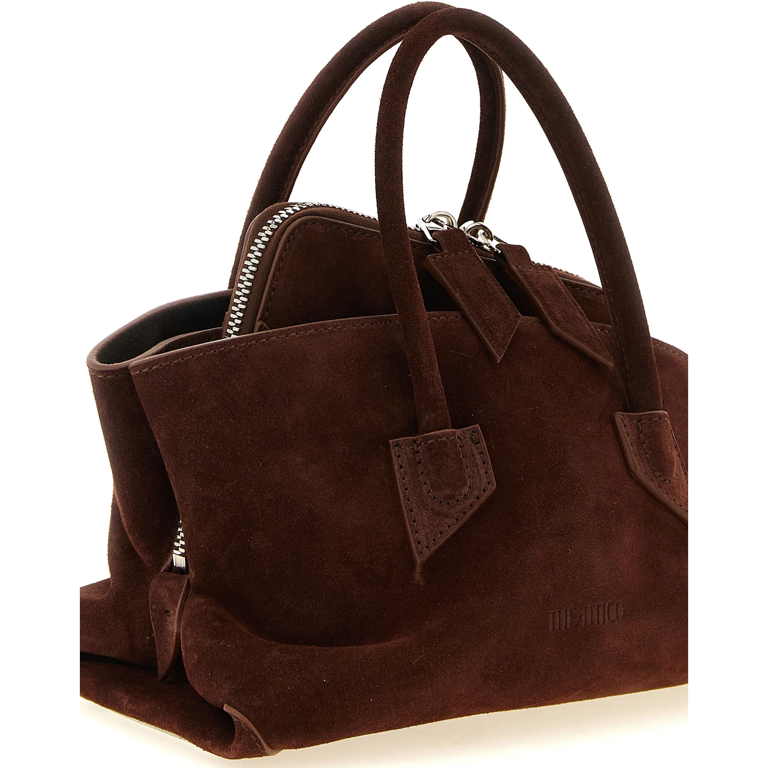 Brown Bovine Leather Handbag