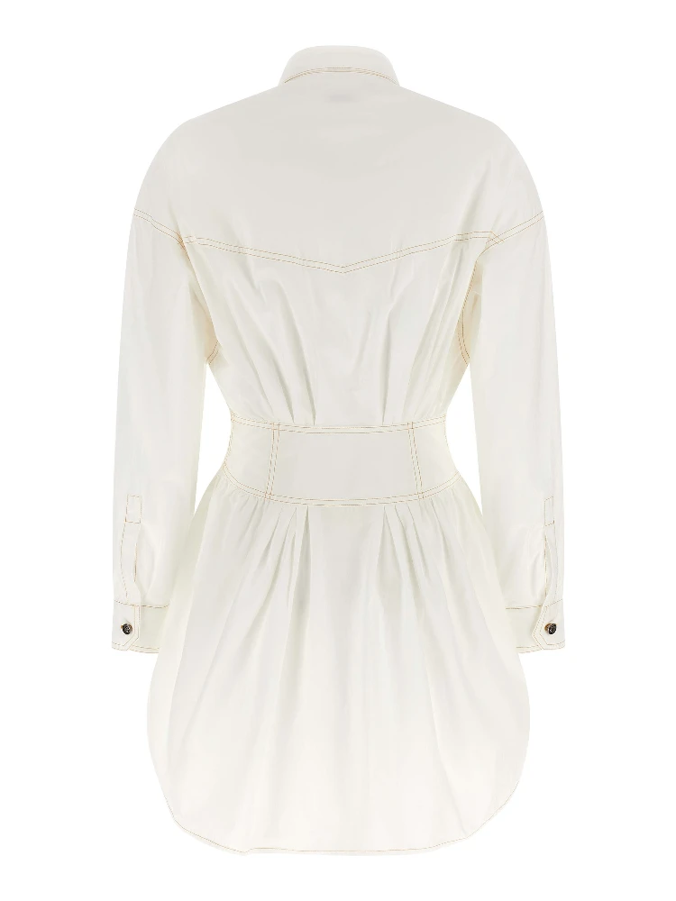 White Cotton Short Dress alternative