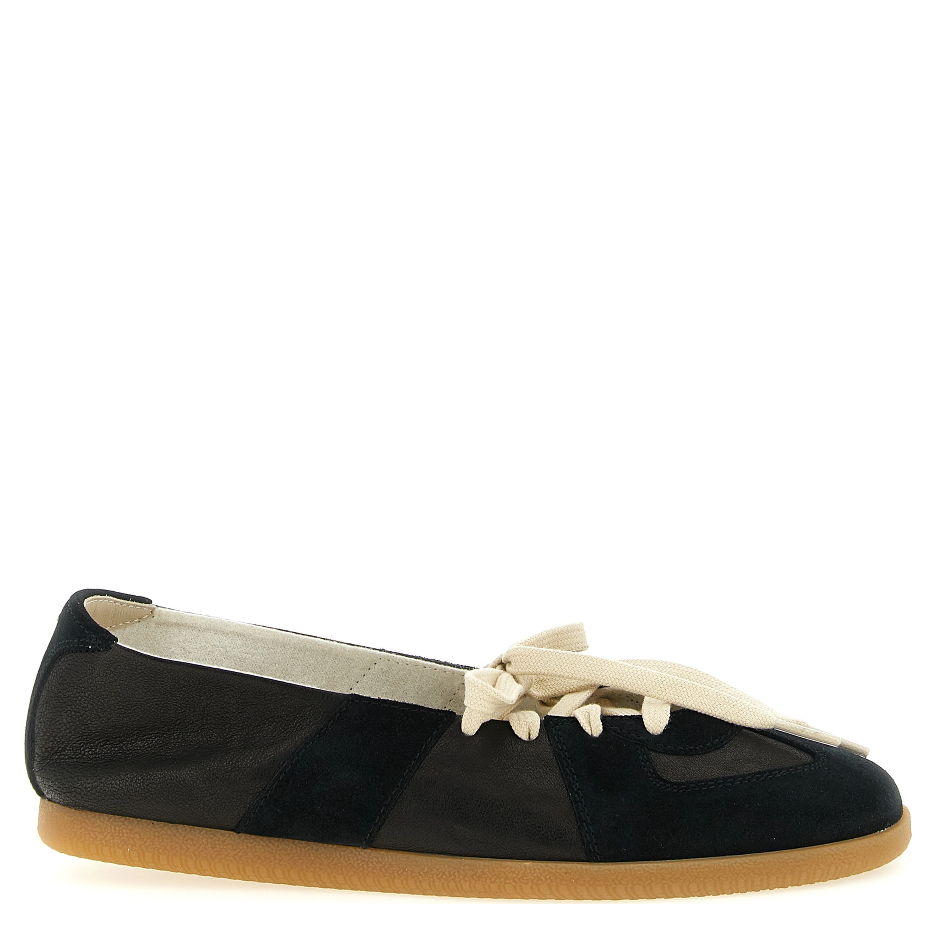Black Lamb Leather Ballet Flats
