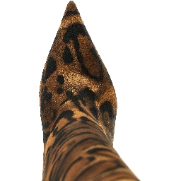 Brown Calfskin Over The Knee