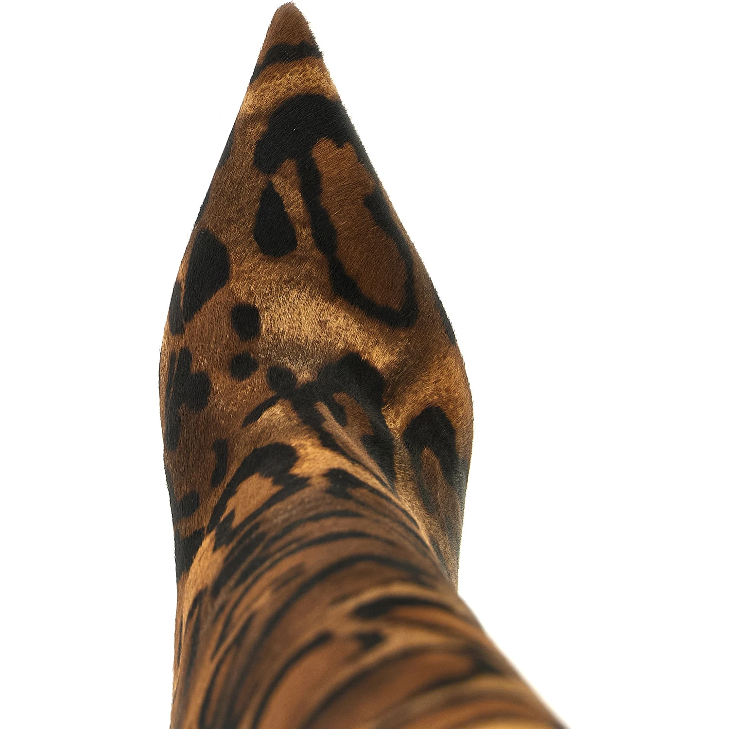 Brown Calfskin Over The Knee