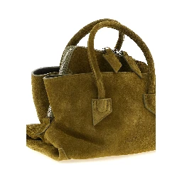Bicolor Bovine Leather Handbag