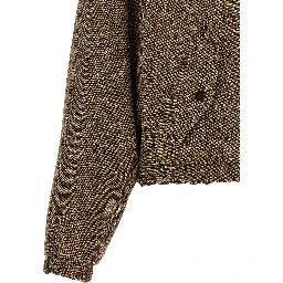 Brown Virgin Wool Full-Length Jacket