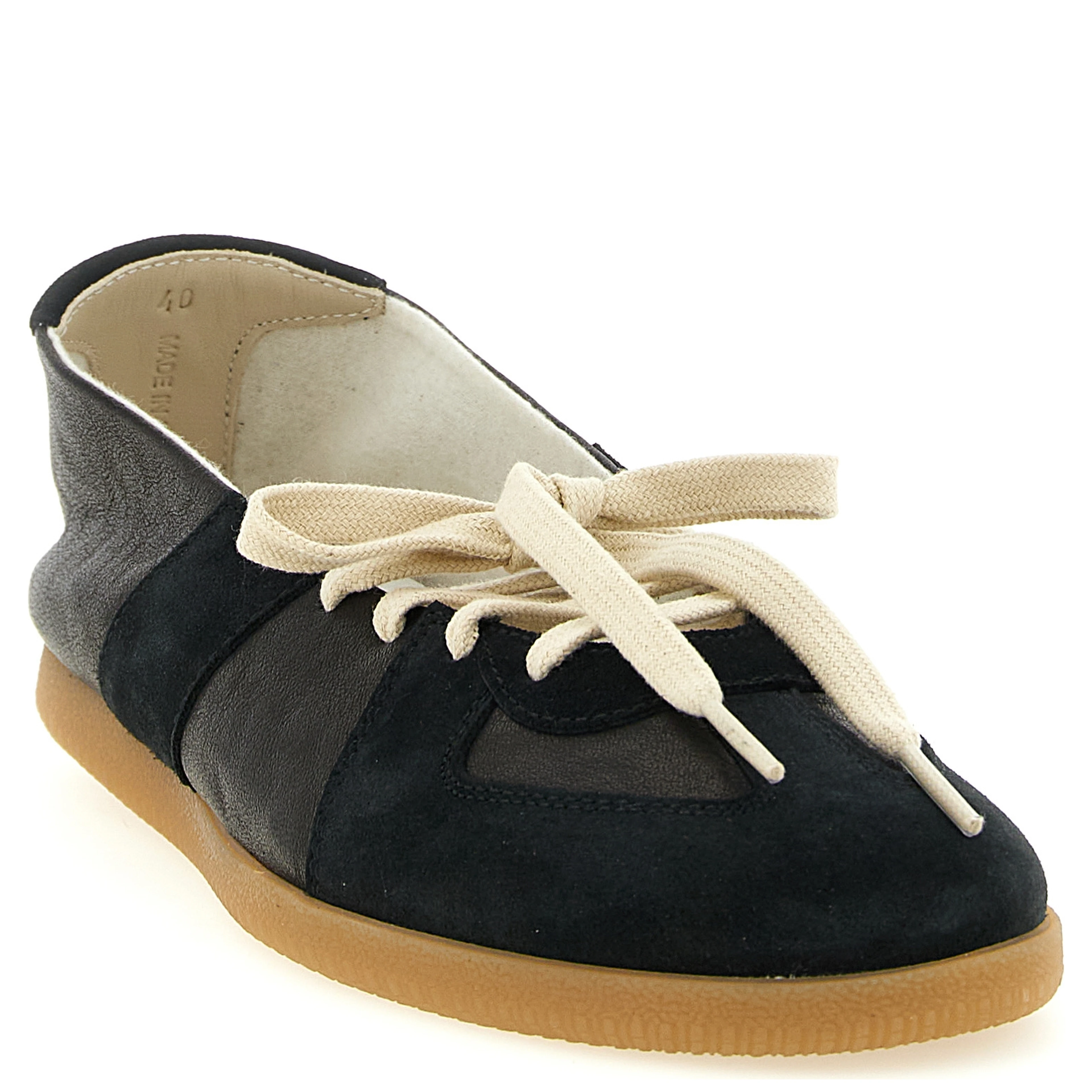 Black Lamb Leather Ballet Flats