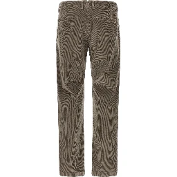 Gray Cotton Chino Pants