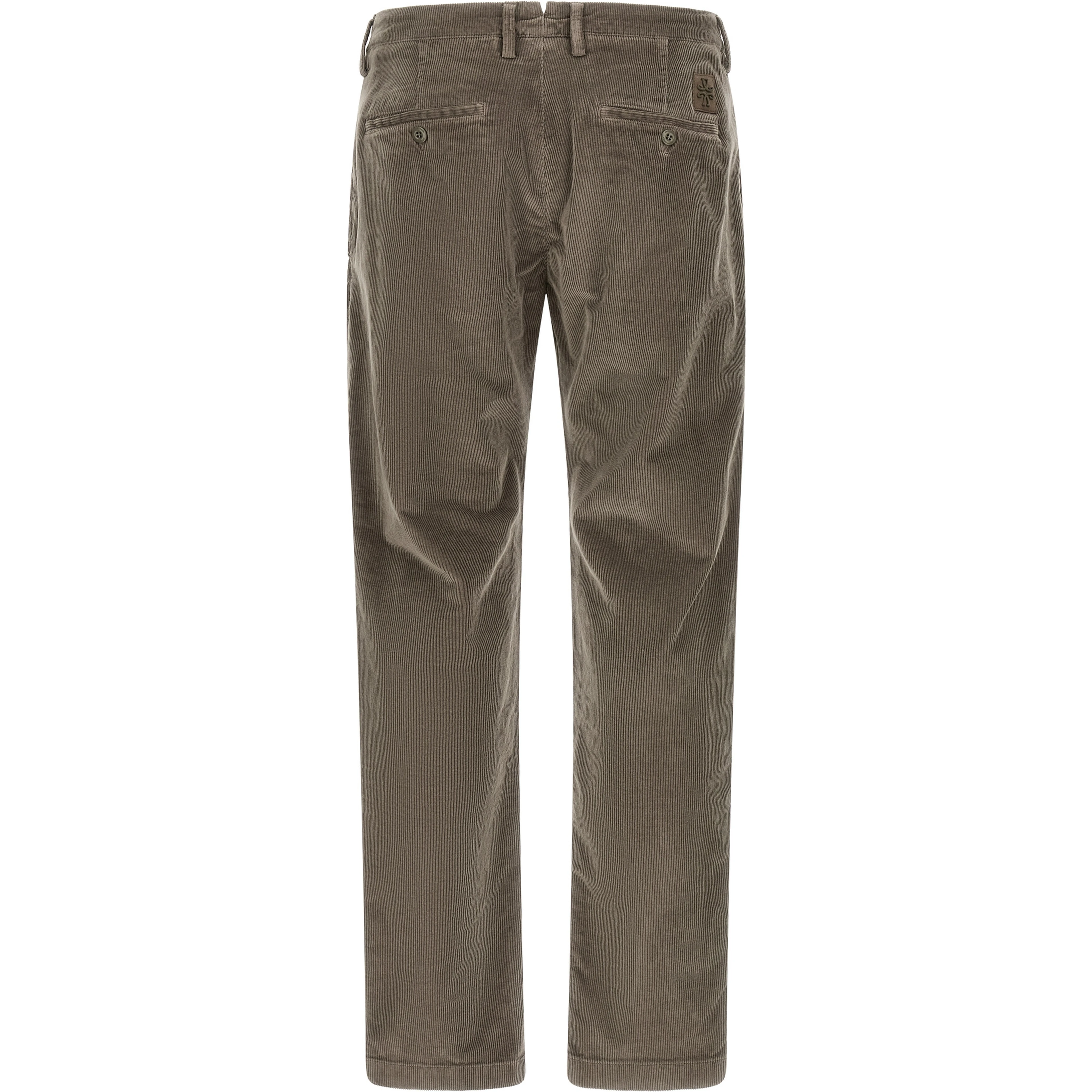 Gray Cotton Chino Pants