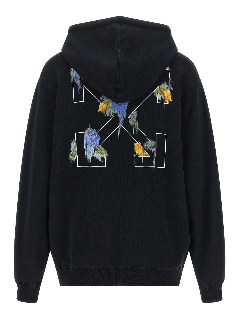 Black Cotton Sweatshirt