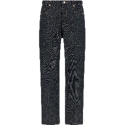Blue Cotton Relaxed Fit Jeans