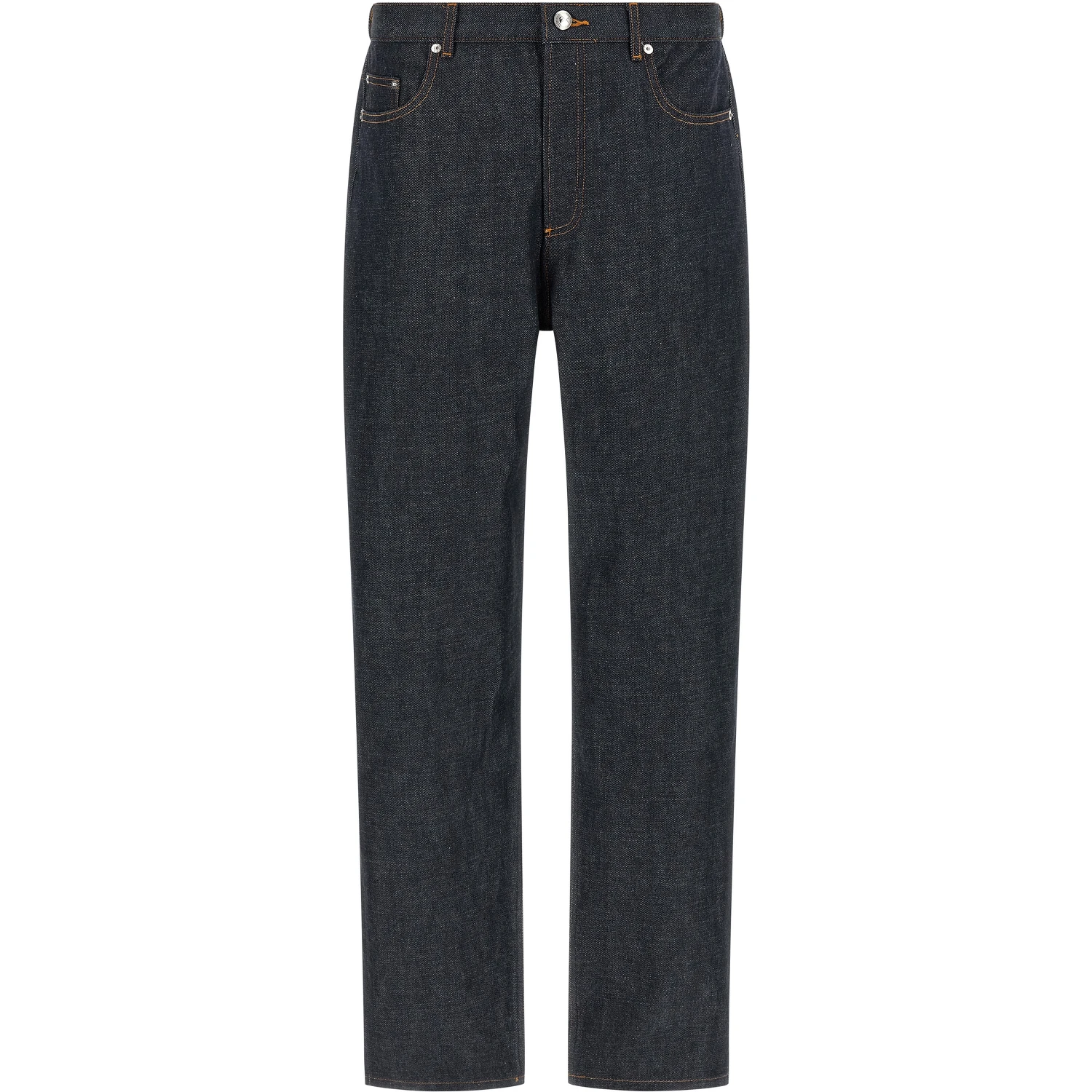 Blue Cotton Relaxed Fit Jeans