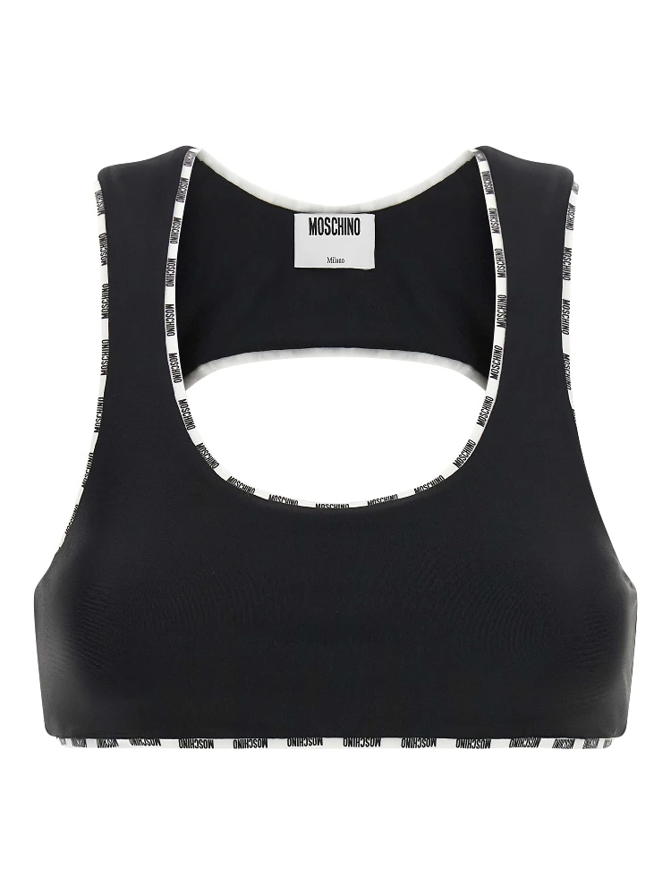 Bicolor Polyamide Sport Bra