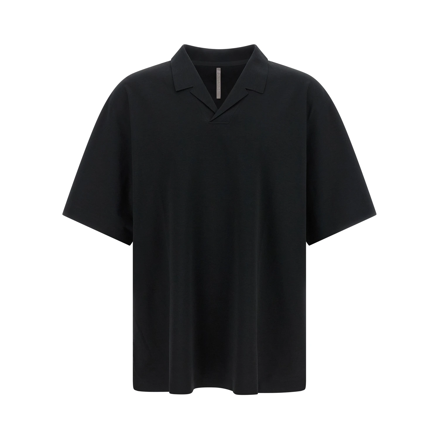 Black Polyester Polo Shirt