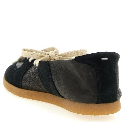 Black Lamb Leather Ballet Flats