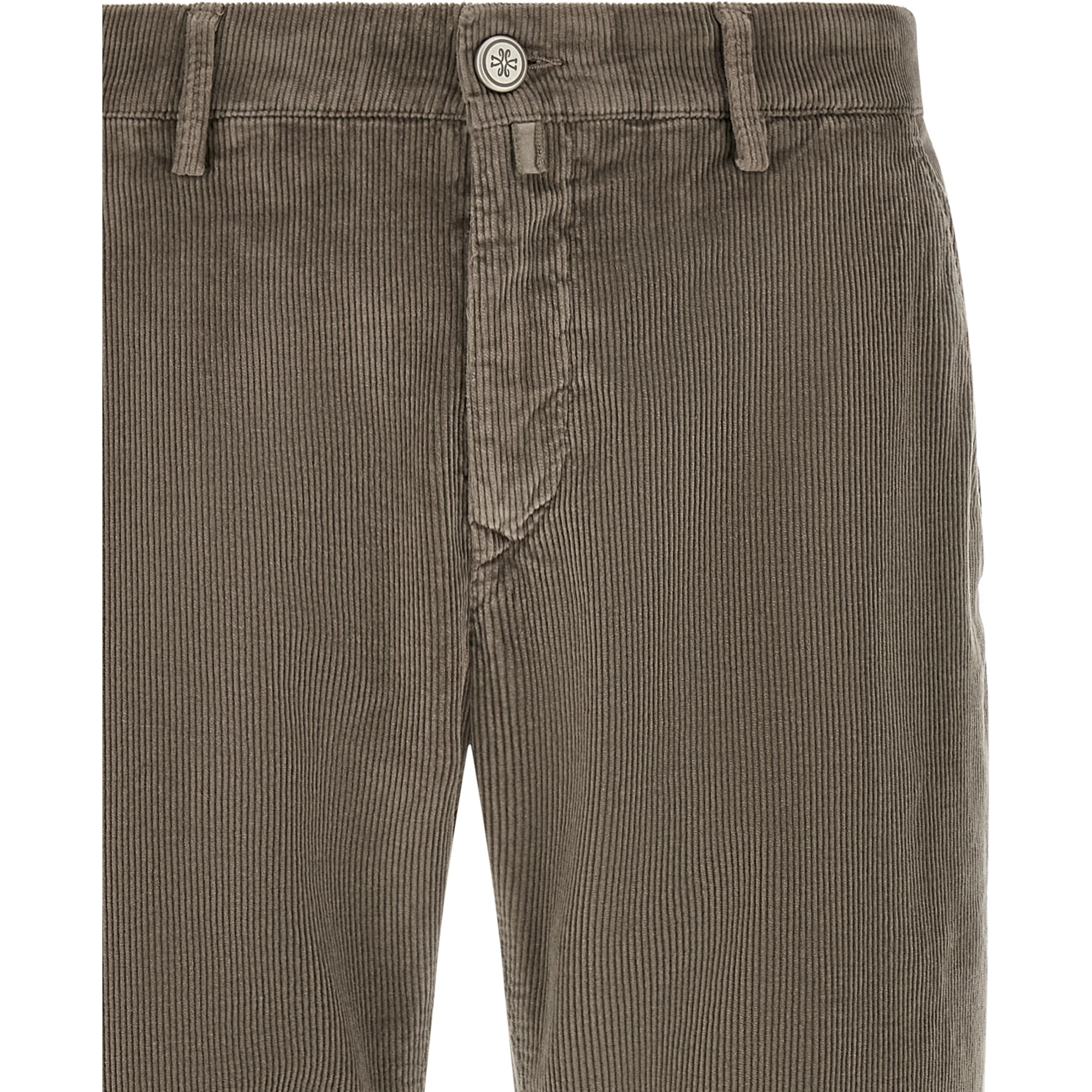 Gray Cotton Chino Pants