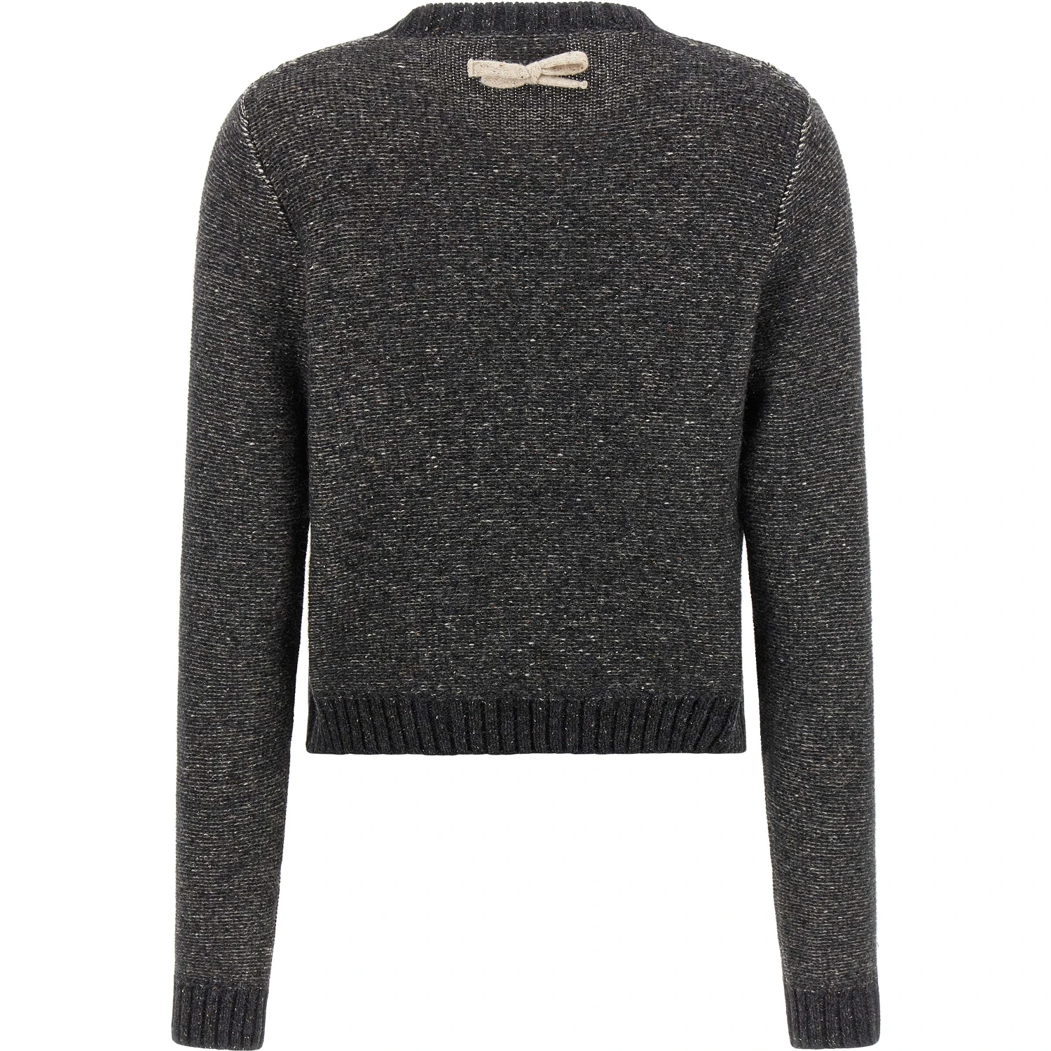 Gray Wool Cardigan
