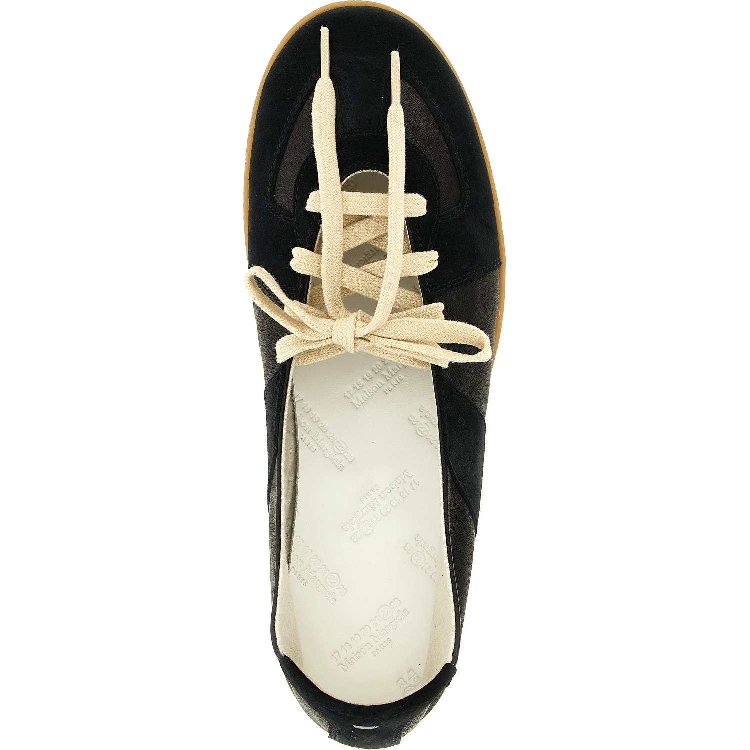 Black Lamb Leather Ballet Flats