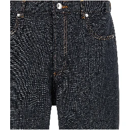 Blue Cotton Relaxed Fit Jeans