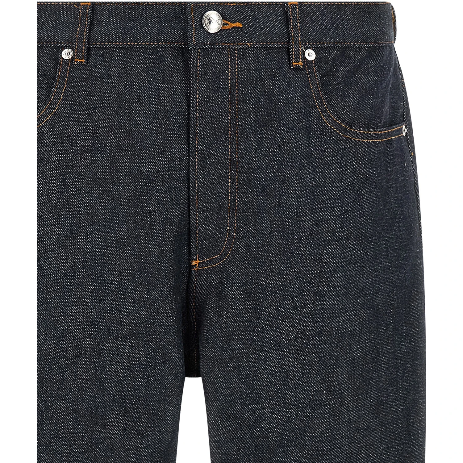 Blue Cotton Relaxed Fit Jeans