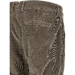 Gray Cotton Chino Pants