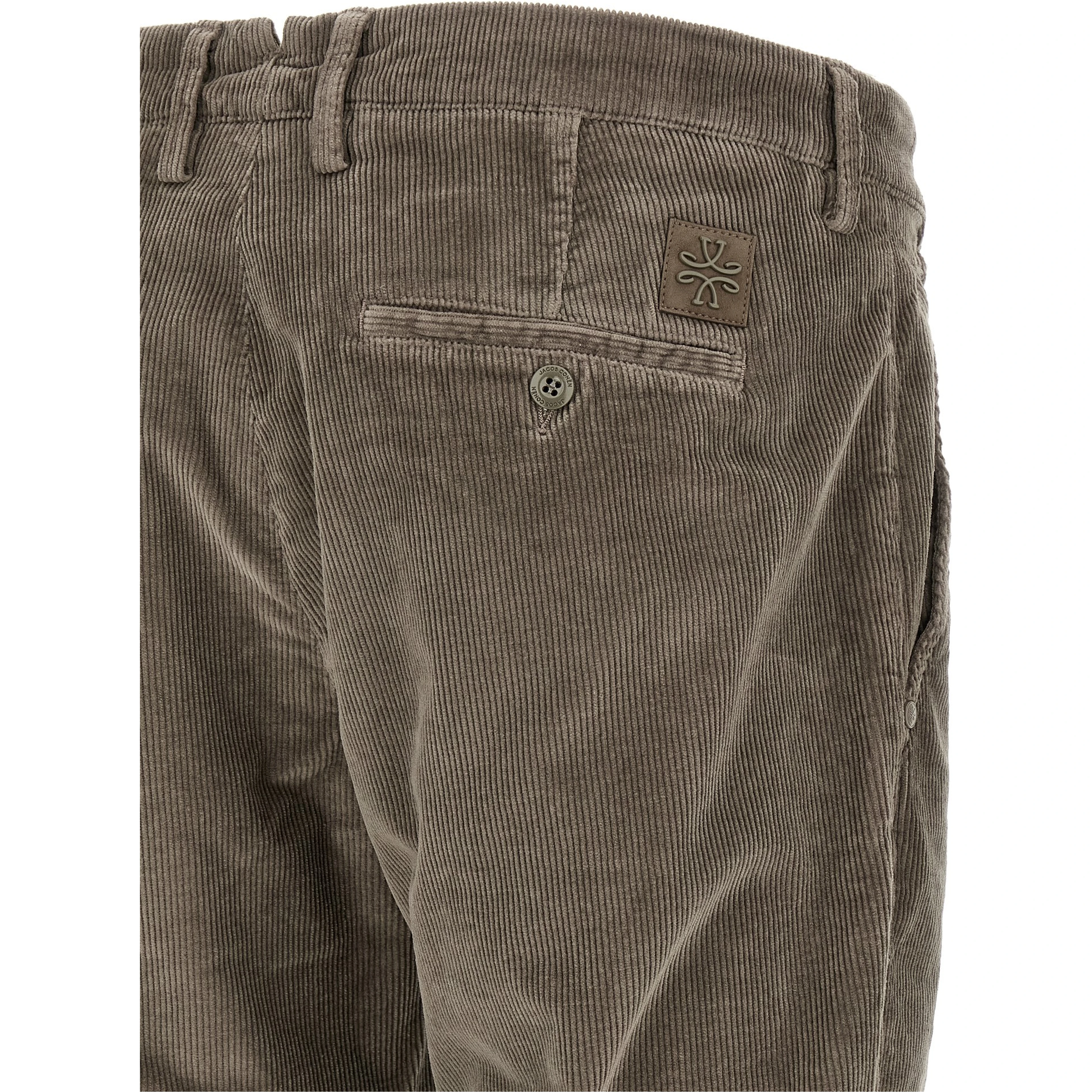 Gray Cotton Chino Pants