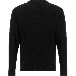 Black Virgin Wool Cardigan
