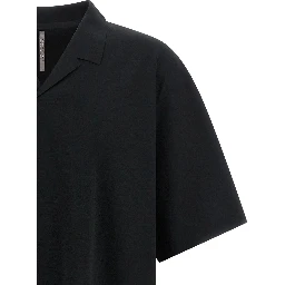 Black Polyester Polo Shirt