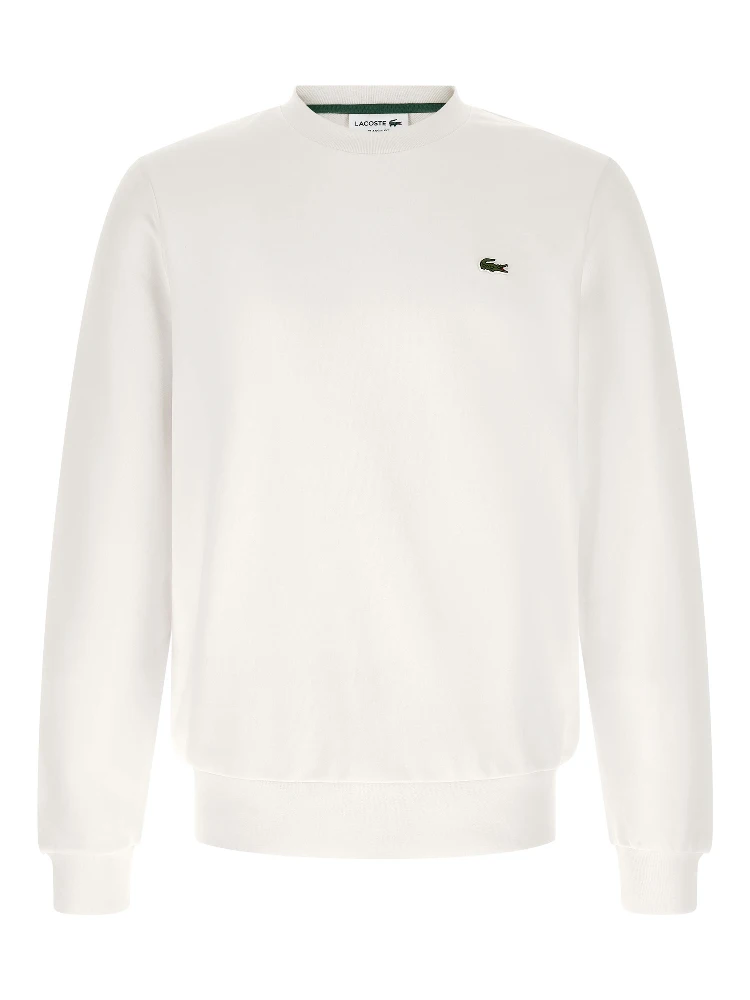 White Cotton Sweatshirt