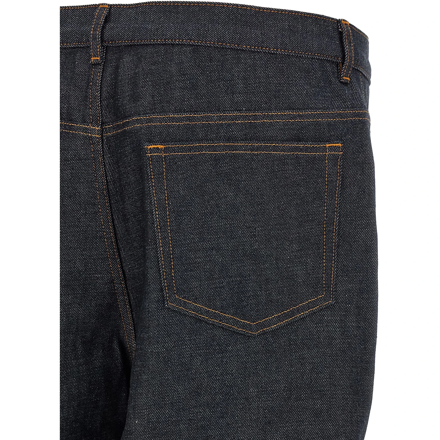 Blue Cotton Relaxed Fit Jeans