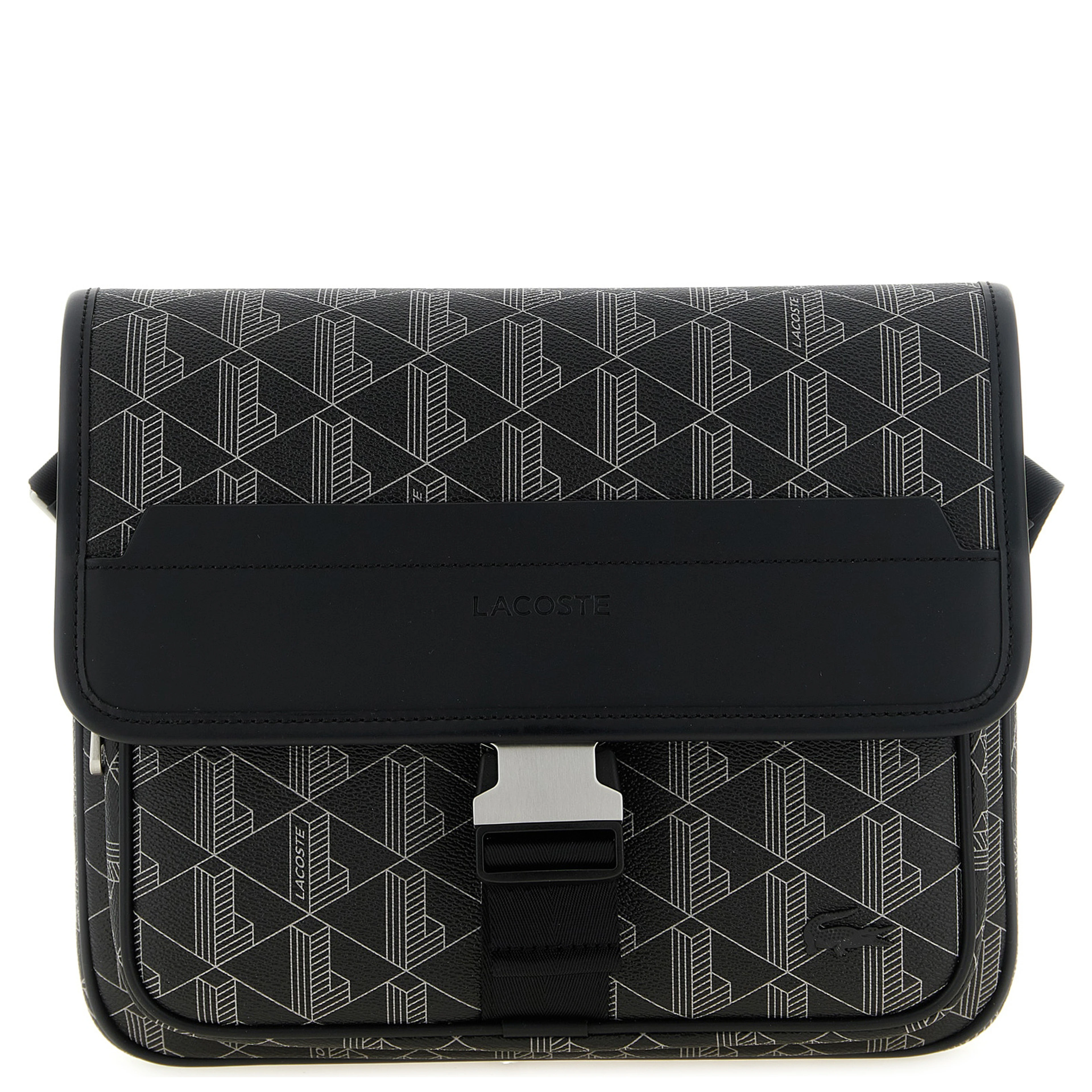 Black Pvc Crossbody Bag
