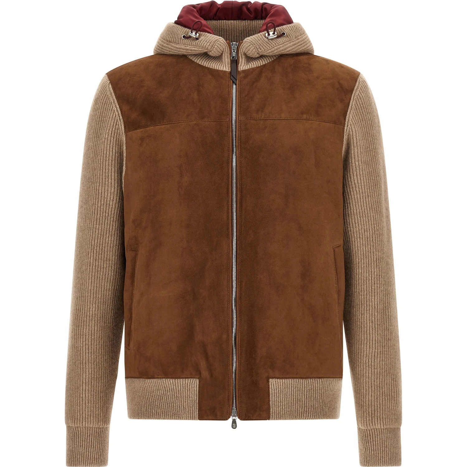 Brown Lamb Leather Bomber