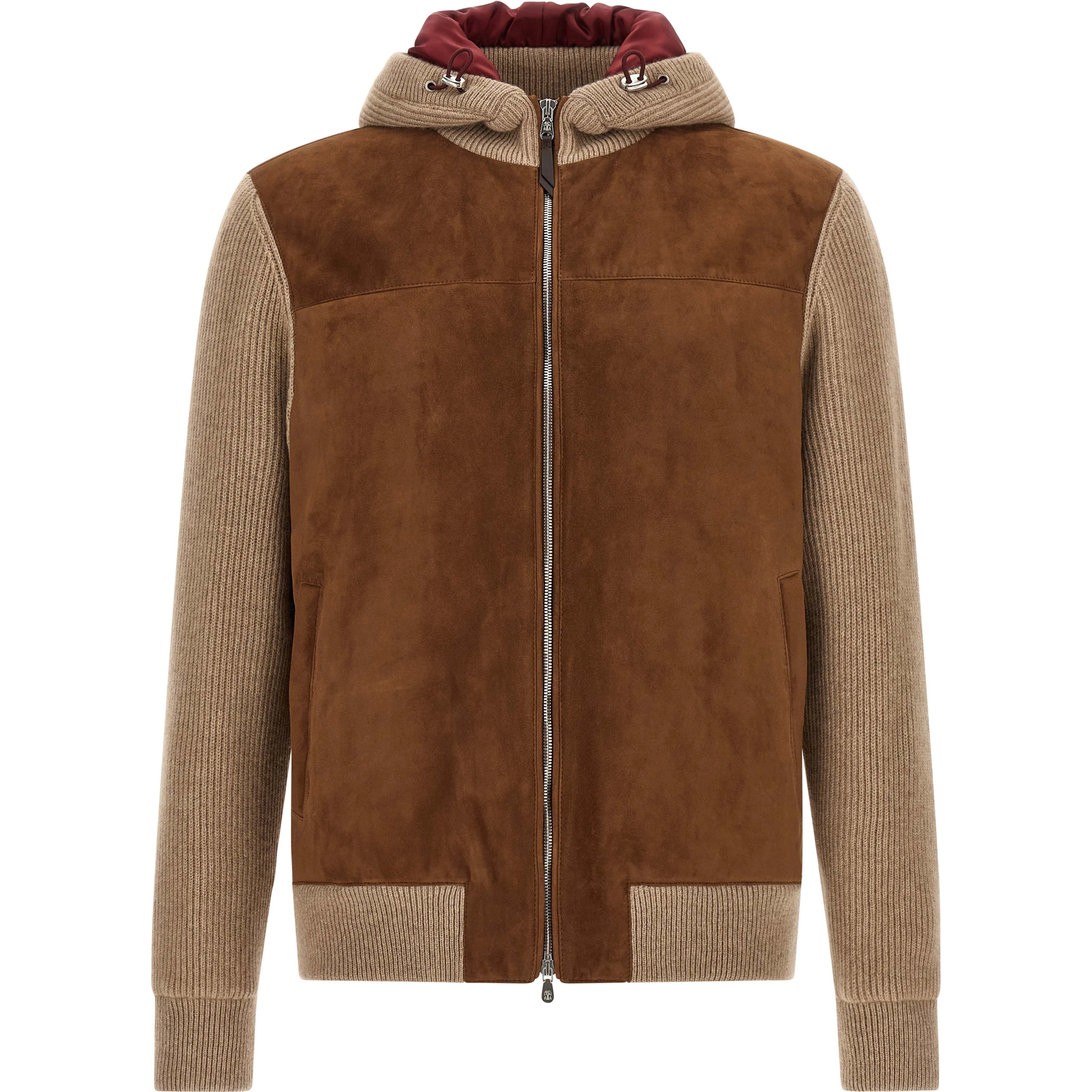Brown Lamb Leather Bomber