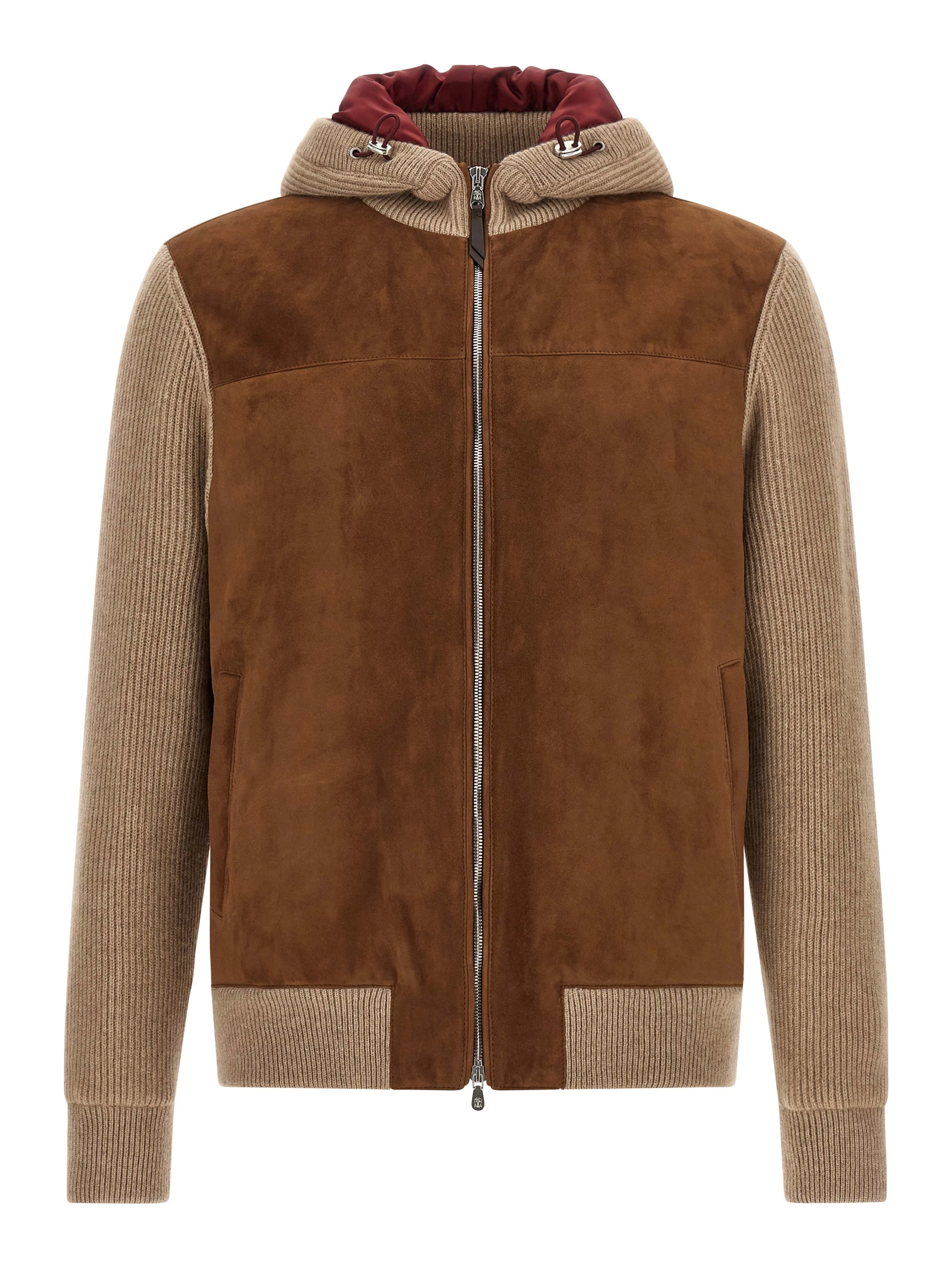 Brown Lamb Leather Bomber