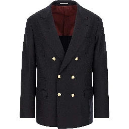Blue Virgin Wool Blazer
