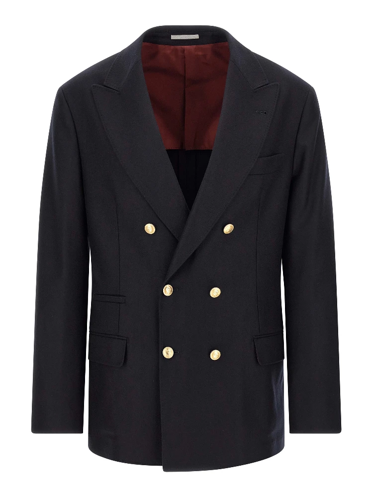 Blue Virgin Wool Blazer