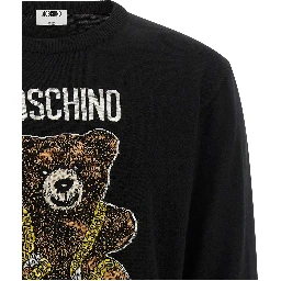 Black Virgin Wool Cardigan