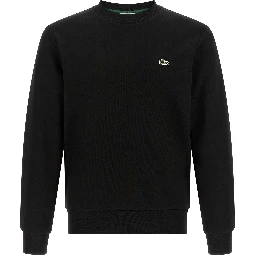 Black Cotton Sweatshirt