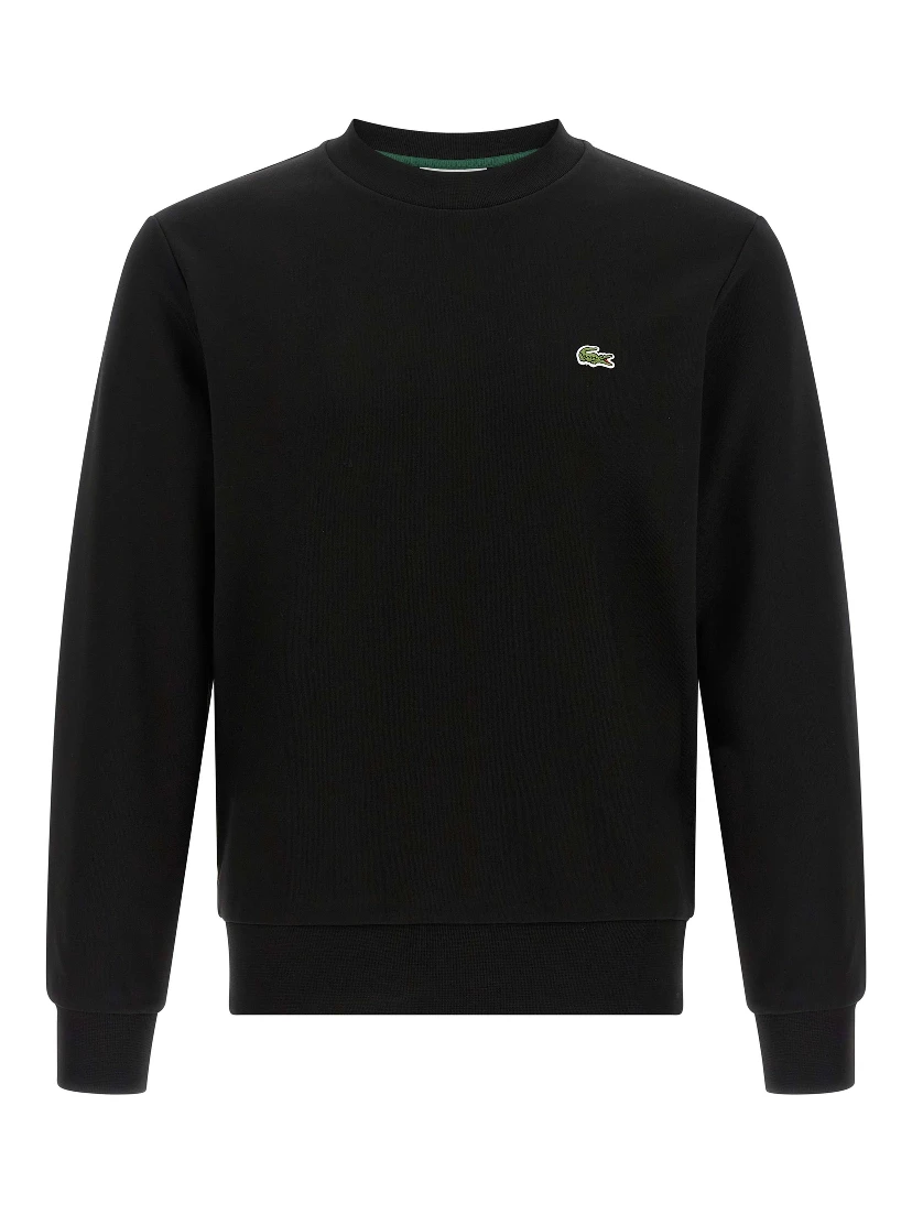 Black Cotton Sweatshirt