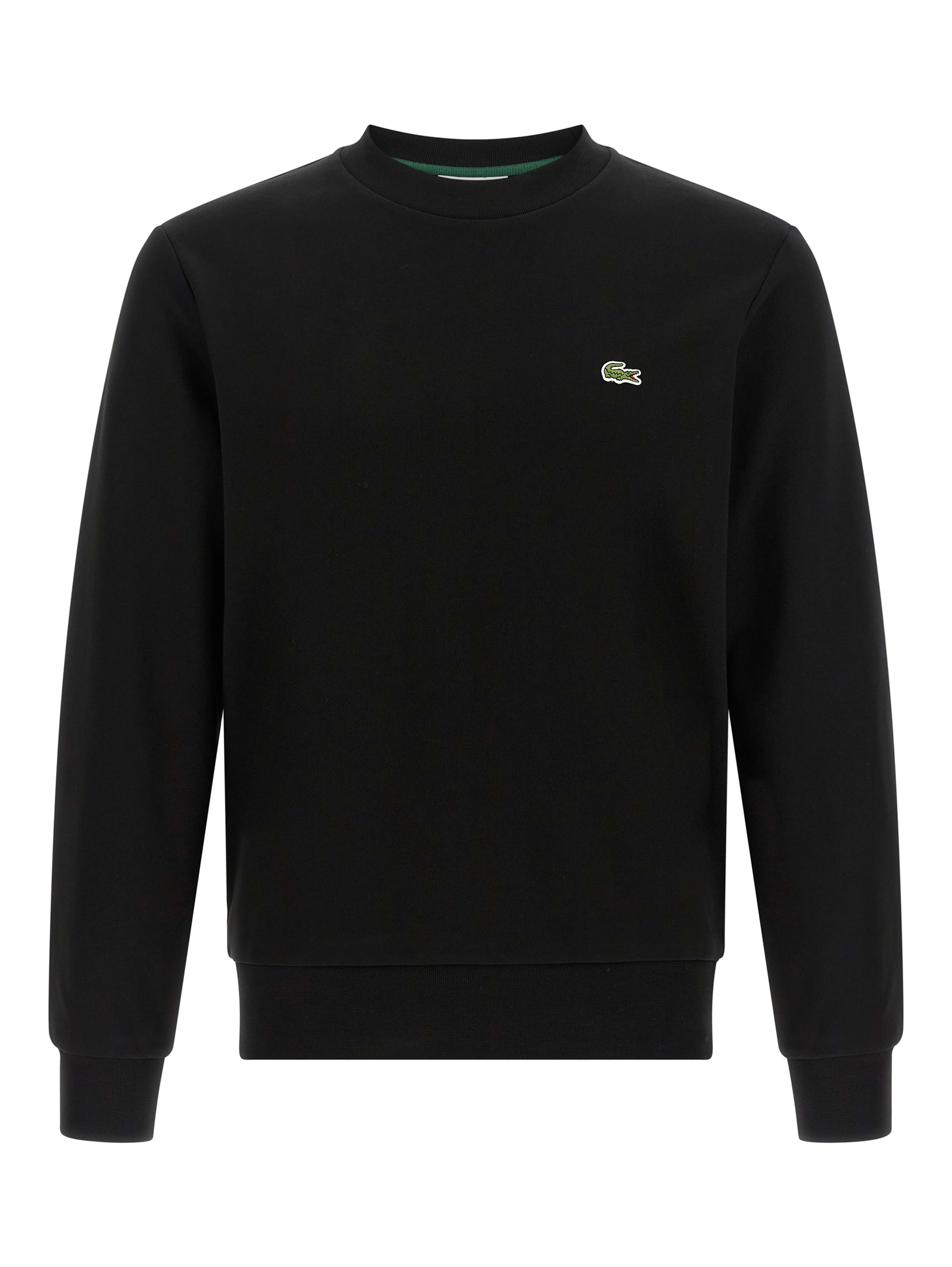 Black Cotton Sweatshirt