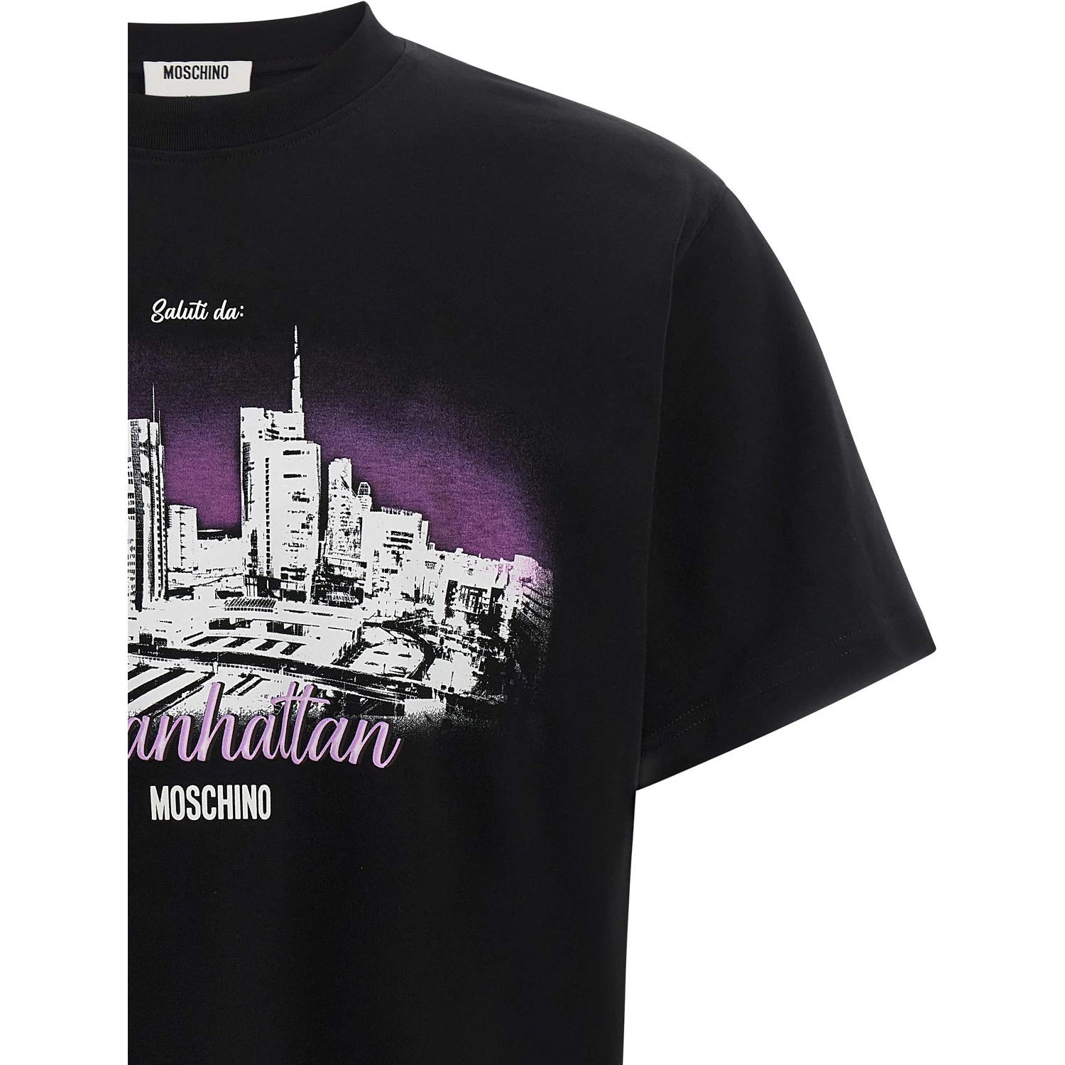 Black Cotton T-Shirt