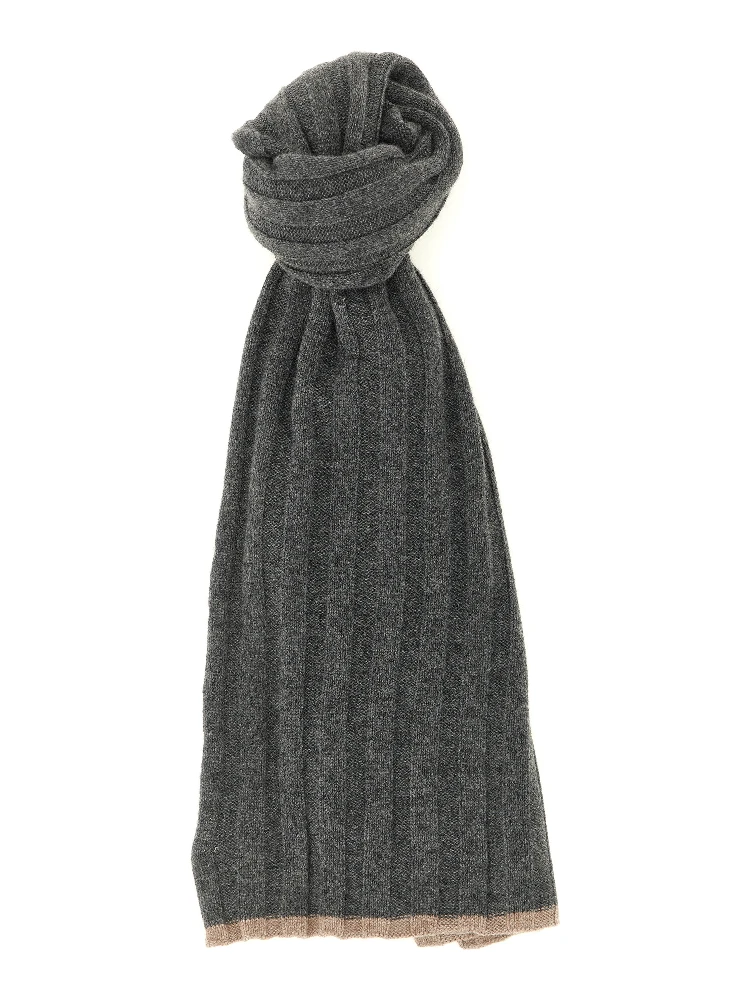 Gray Cashmere Scarf