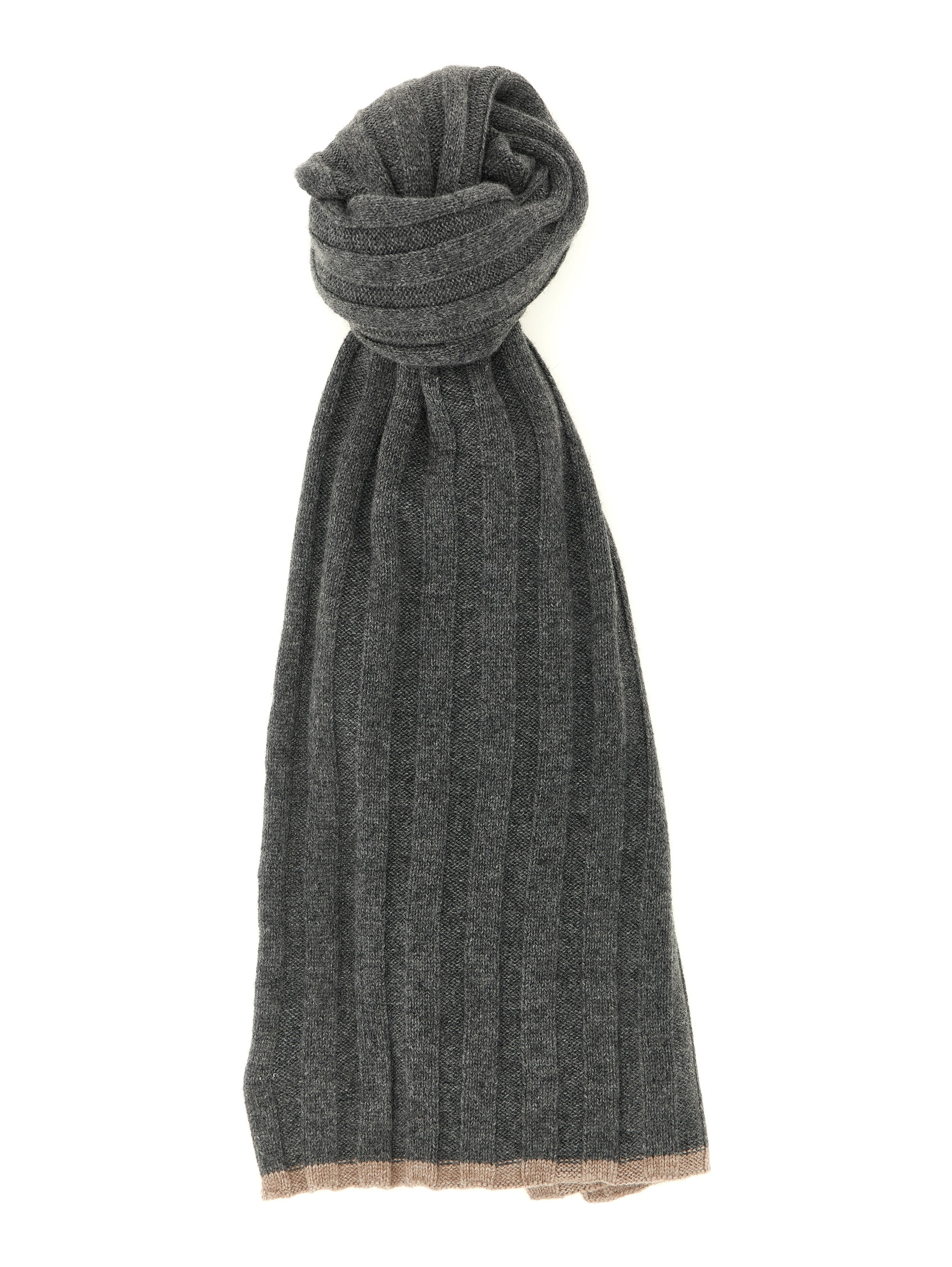 Gray Cashmere Scarf